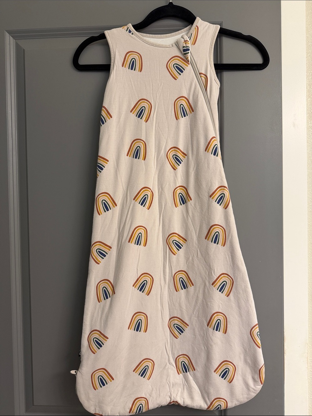 Kyte BABY Cream Sleep Sack Rainbow Print